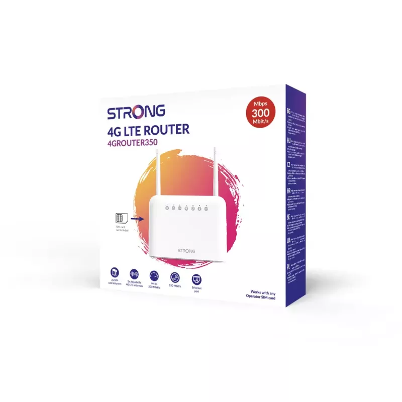 Mobilný router Strong 4G LTE Router 350 300 Mbit/s Fast Ethernet