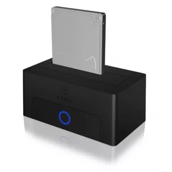 Externé 2,5/3,5 palcové HDD/SSD puzdro ICY BOX IB-1122-U3, SATA na USB 3.2 Gen1, 5 Gbit/s, čierne