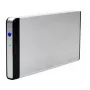 Fantec fanbox FB-C25US2 puzdro na 2,5-palcový HDD, SATA 3 Gb/s, eSATA / USB 2.0, strieborné