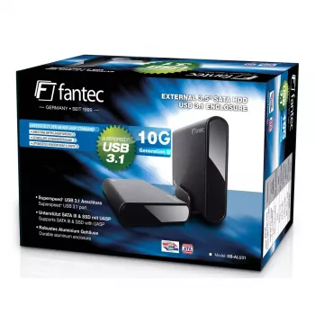 HDD puzdro Fantec DB-ALU31 čierne 3,5 palca