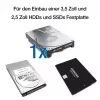 HDD puzdro Fantec DB-ALU31 čierne 3,5 palca