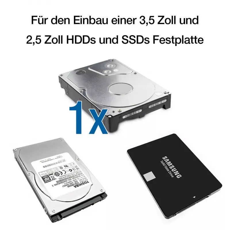 HDD puzdro Fantec DB-ALU31 čierne 3,5 palca