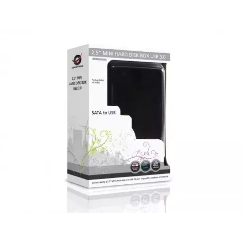 Puzdro na pevný disk Conceptronic CHD2MUSB3B Mini USB 3.0