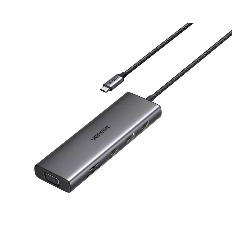 Ugreen Revodok 10-in-1 USB-C hub UGREEN 15601 10 portov 4K HDMI