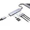 Conceptronic DONN28G 7-in-1 USB 3.2 Gen 1 dokovacia stanica, 4K60Hz HDMI, USB-A 5Gbps x 2, USB-C 5Gbps, SD, TF/MicroSD, 100W USB PD