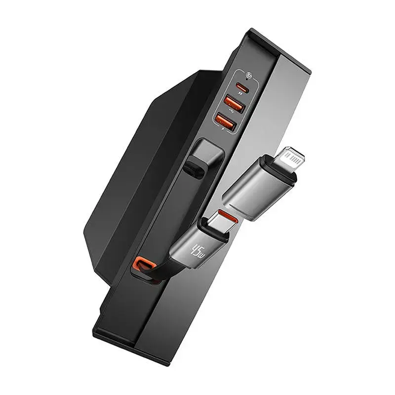 Baseus Hub T-Space USB Type-C hub 45W Power Delivery 1m kábel