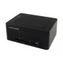 LC Power LC-DOCK-U3-CR - dokovacia stanica pre HDD so sieťovým indikátorom, vypínač, funkcia klonovania šachty: 2 - 2.5 / 3.5 zdieľané (6,4 cm/8,9 cm