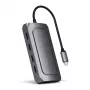 Dokovacia stanica pre notebook Satechi ST-U4MA3M USB Type-C sivá 100W Power Delivery