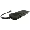 USB hub LC-Power LC-HUB-C-MULTI-6-RGB Type-C 5000 Mbit/s čierny