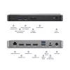 ALOGIC DX3 Triple 4K Display univerzálna dokovacia stanica 100W Power Delivery