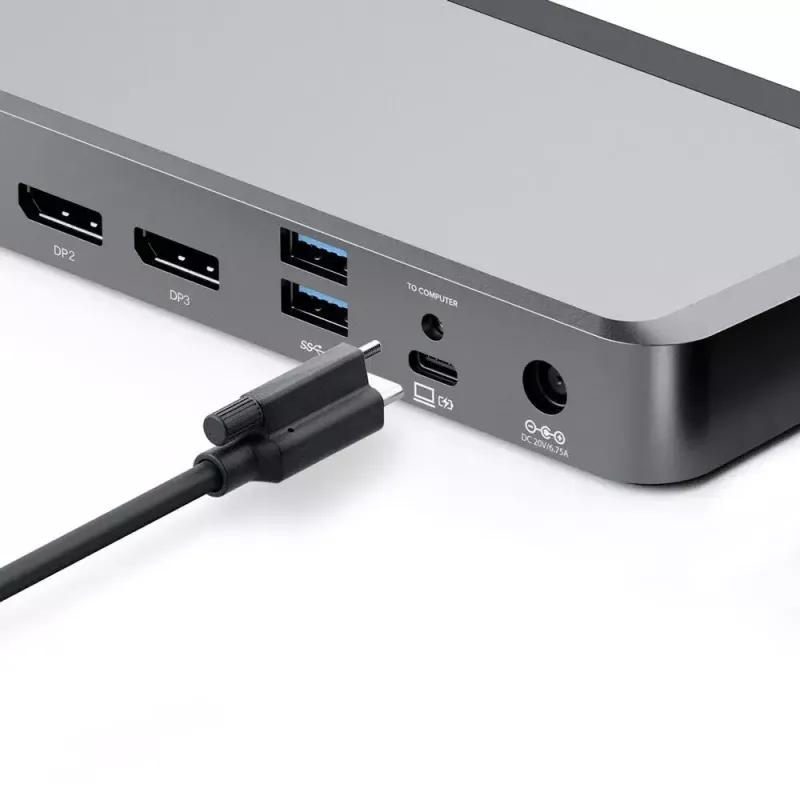 ALOGIC DX3 Triple 4K Display univerzálna dokovacia stanica 100W Power Delivery