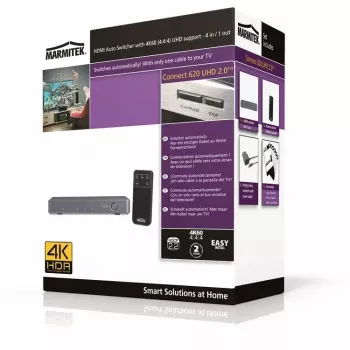 Marmitek Connect 620 UHD 2.0 4-portový HDMI prepínač