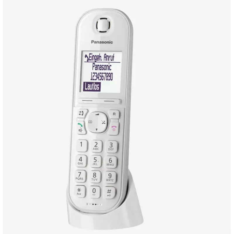 Panasonic KX-TGQ200GW digitálny bezdrôtový telefón DECT, biely