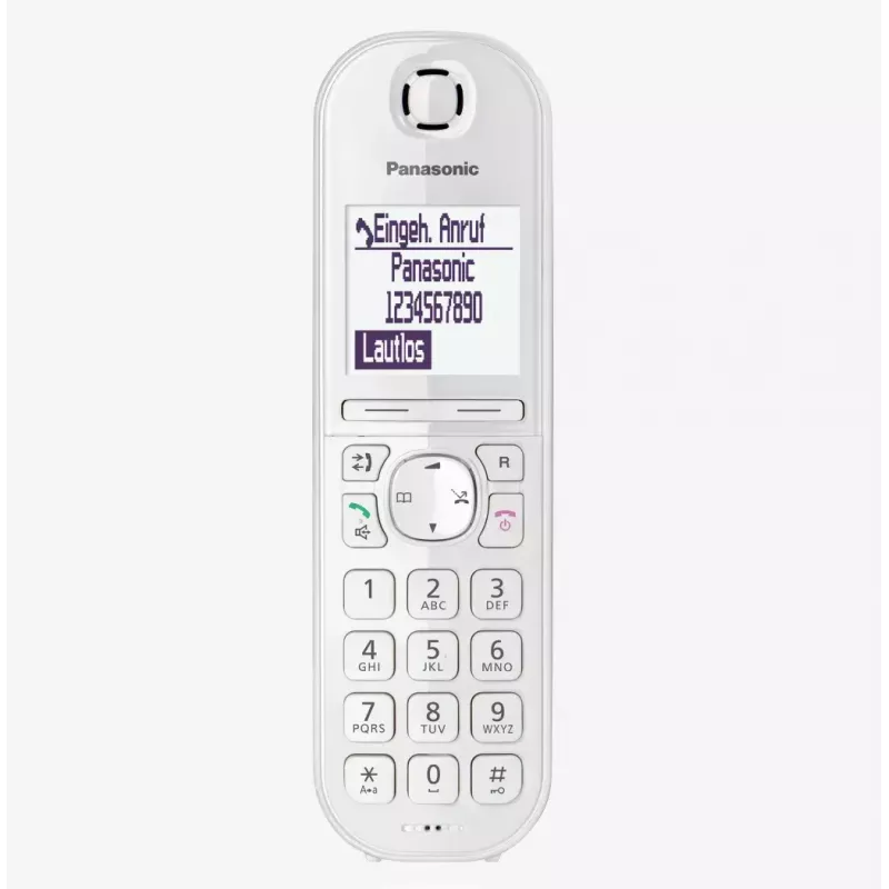 Panasonic KX-TGQ200GW digitálny bezdrôtový telefón DECT, biely