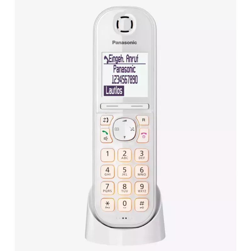 Panasonic KX-TGQ200GW digitálny bezdrôtový telefón DECT, biely