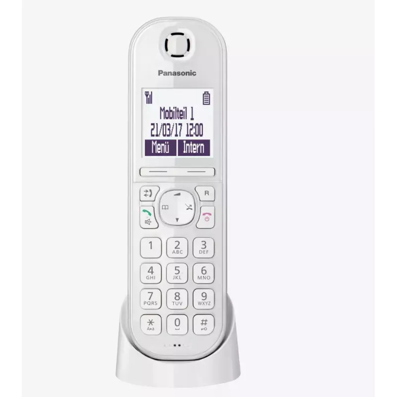 Panasonic KX-TGQ200GW digitálny bezdrôtový telefón DECT, biely