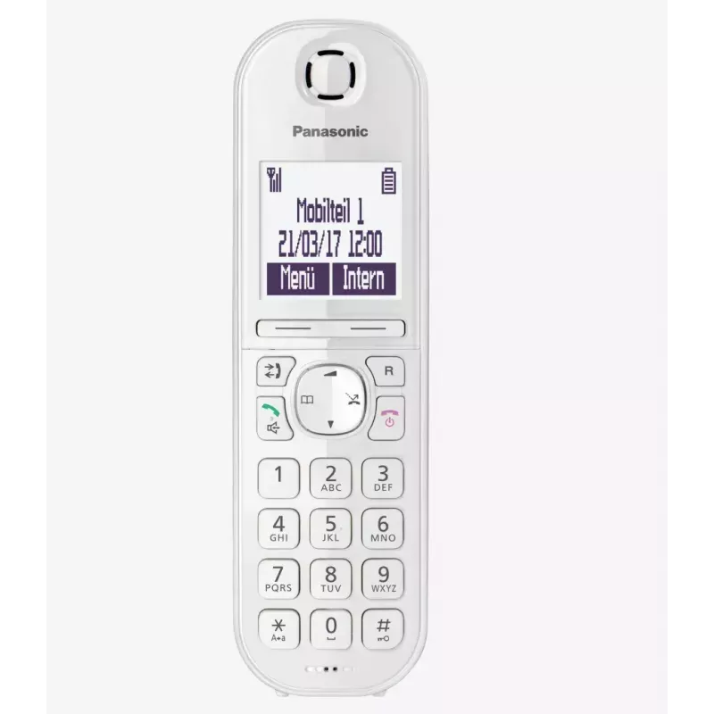 Panasonic KX-TGQ200GW digitálny bezdrôtový telefón DECT, biely