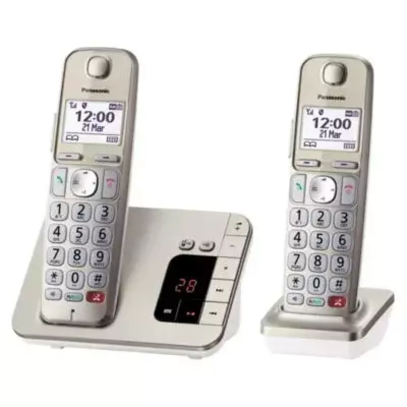 DECT telefón Panasonic KX-TGE262GN bezdrôtová slúchadlo identifikácia volajúceho