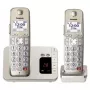 DECT telefón Panasonic KX-TGE262GN bezdrôtová slúchadlo identifikácia volajúceho