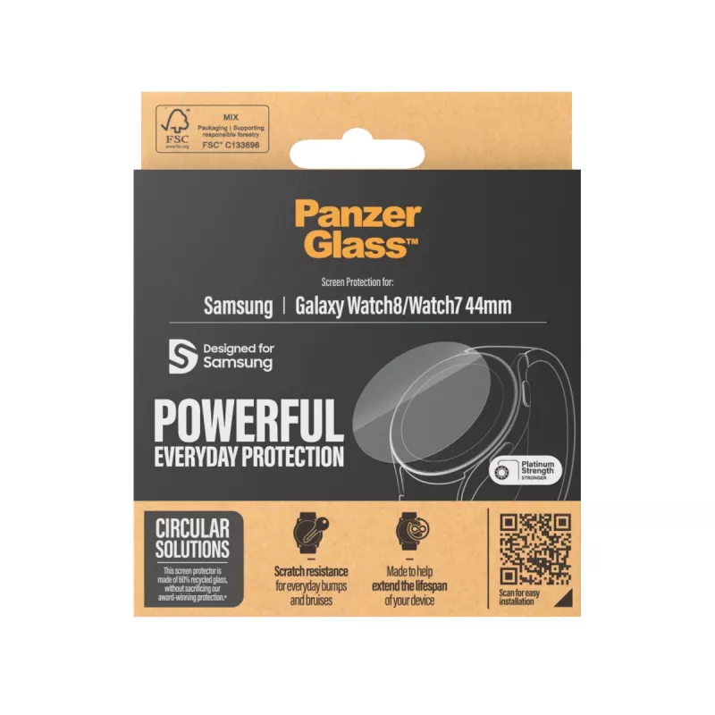 PanzerGlass® ochrana displeja Samsung Galaxy Watch8 | Watch7 44mm | Ultra-Wide Fit