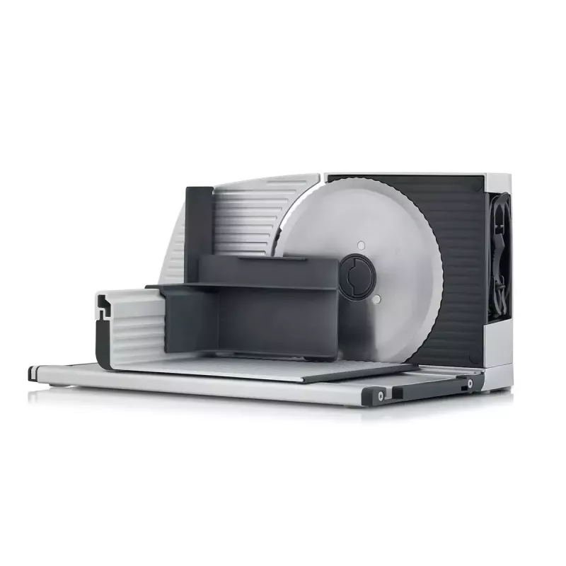 Elektrický univerzálny krájač Graef MYtiny 170 W strieborný hrúbka rezu 1,5 cm