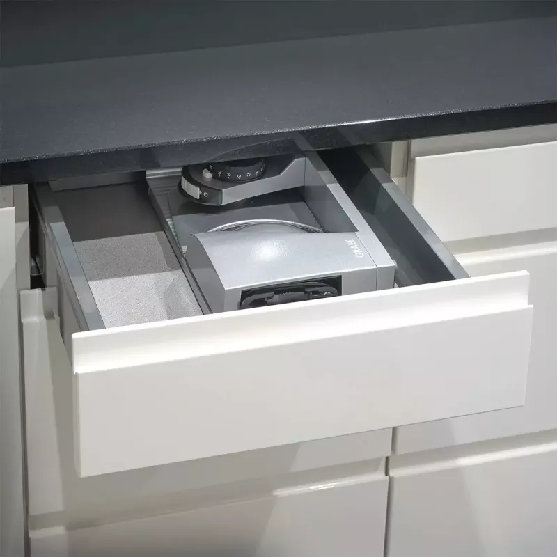 Elektrický univerzálny krájač Graef MYtiny 170 W strieborný hrúbka rezu 1,5 cm