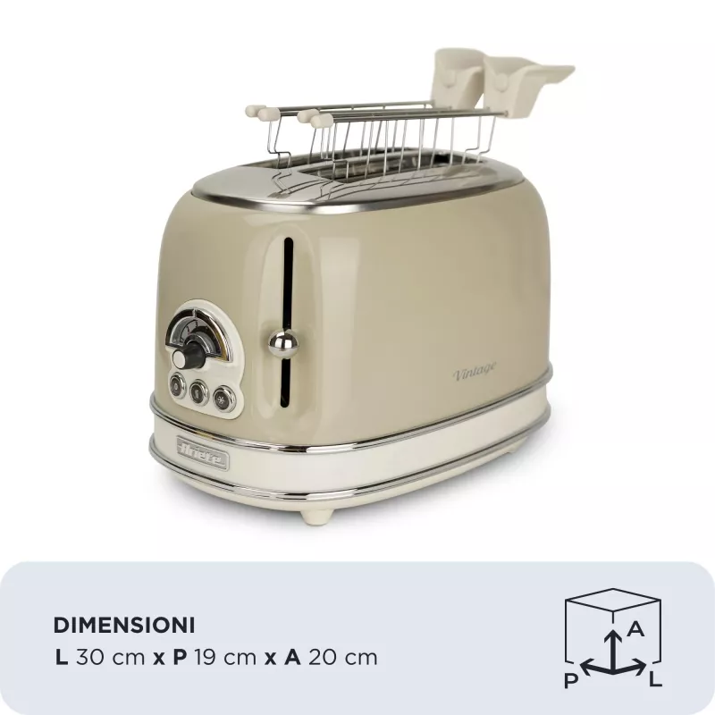 Ariete 0155/03 6 na 2 plátky 810 W béžová
