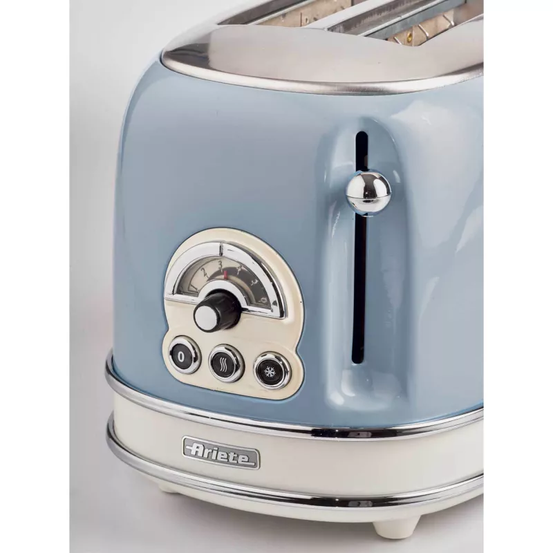 Ariete Vintage 155/05 hriankovač na 2 hrianky, 810 W, modrý
