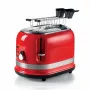 Ariete 149 hriankovač s kliešťami na 2 plátky chleba - automatické vyhadzovanie - rozmrazovanie - 6 stupňov zhnednutia - 800 W - Modern Line - červený