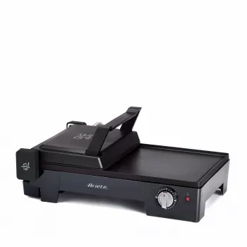 Ariete 1916 MultiGrill 3 in 1 kontaktný gril, 2400 W, nastaviteľný termostat, nepriľnavá platňa, miska na tuk, čierny