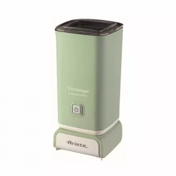 Ariete 2878 Vintage šľahač mlieka – šľahač na teplé a studené mlieko – cappuccino, čokoláda, lyofilizované nápoje – 500 W – zelená