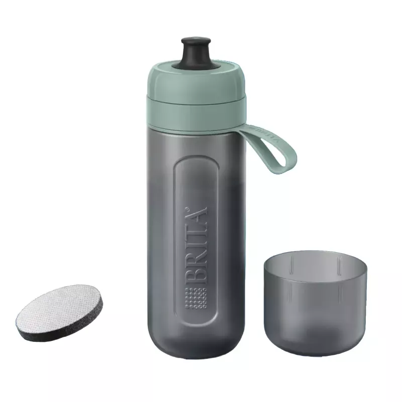 Fľaša s vodným filtrom Brita 1052249 0,6 l zelená sivá