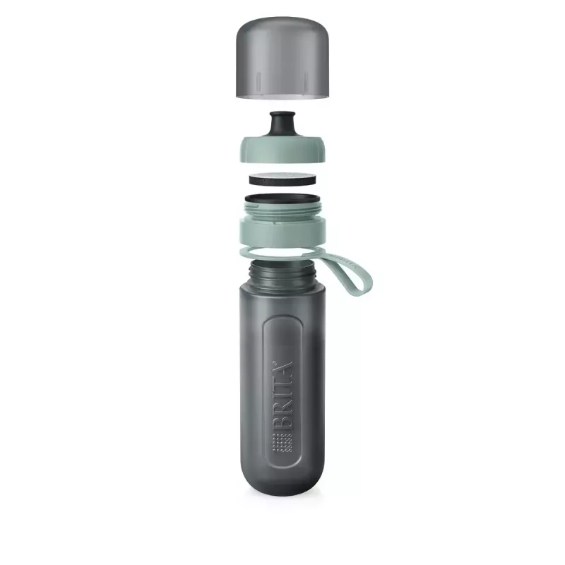 Fľaša s vodným filtrom Brita 1052249 0,6 l zelená sivá