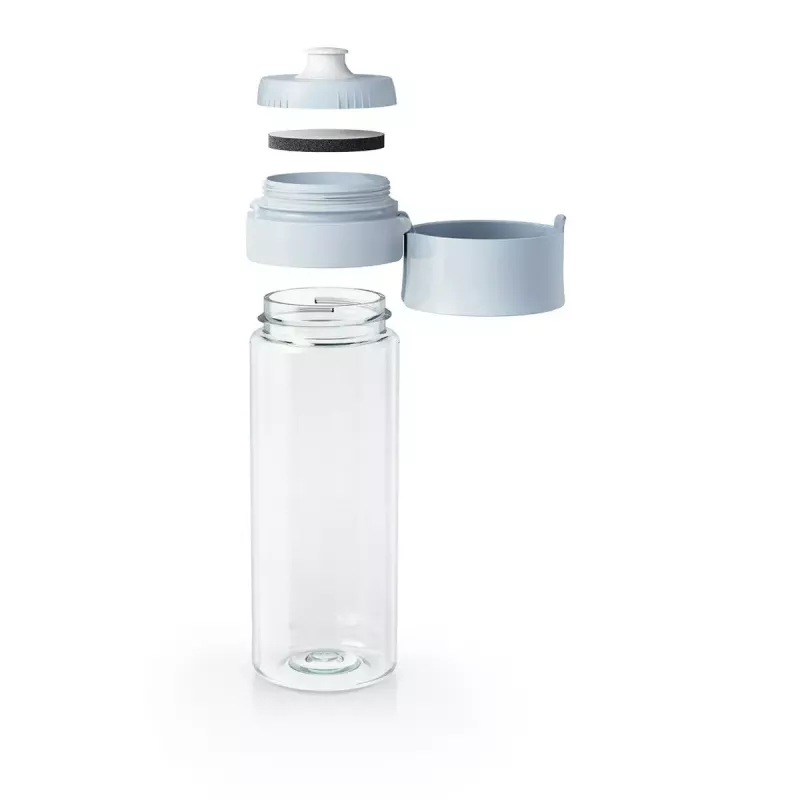 Brita Fill & Go Vital 1052259 filtračná fľaša na vodu, vrátane 2 MicroDisc, svetlomodrá