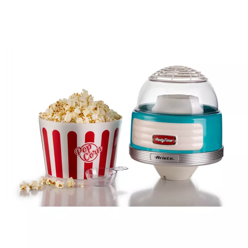 Prístroj na popcorn Ariete Popcorn XL, 1100 W, modrý