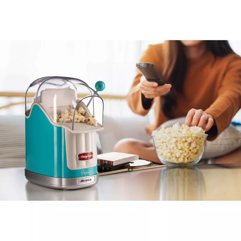 Prístroj na popcorn Ariete 2958/01 modrý, biely 3 min 1100 W