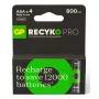 GP Batteries ReCyko Pro GPRCP80AAA174C4 nabíjateľná batéria AAA (Micro), NiMH 800 mAh 1,2 V, 4 ks