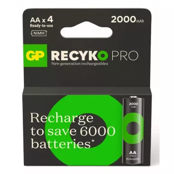 Nabíjateľná batéria GP Batterien ReCyko Pro GPRCP200AA167C4 AA NiMH 30g