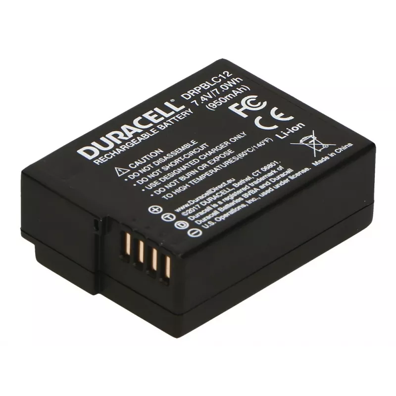 Akumulátor do fotoaparátu Duracell DRPBLC12 náhrada Panasonic DMW-BLC12