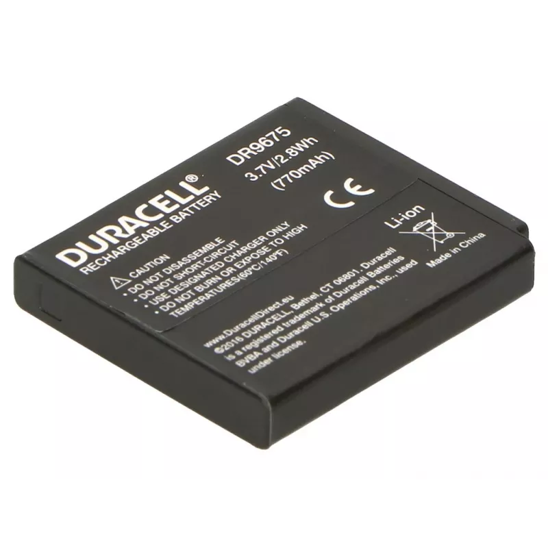 Duracell batéria do fotoaparátu - náhrada za Pentax D-LI68 batéria