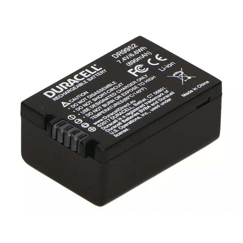 Duracell batéria do fotoaparátu – náhrada za Panasonic DMW-BMB9E batéria