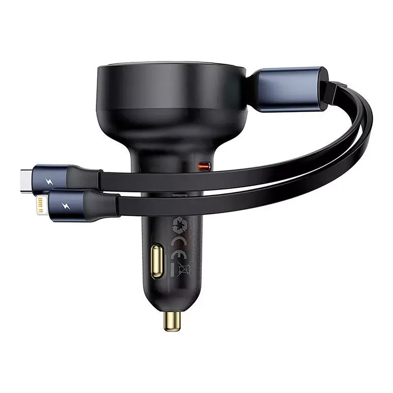 Baseus Enjoyment Pro 60W auto nabíjačka USB kábel
