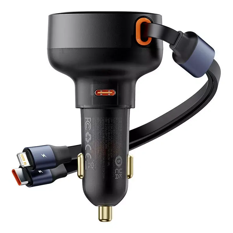 Baseus Enjoyment Pro 60W auto nabíjačka USB kábel
