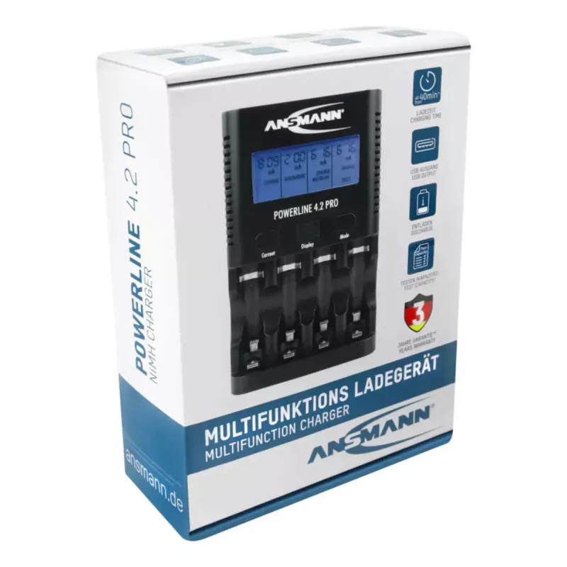Nabíjačka batérií Ansmann Powerline 4.2 Pro