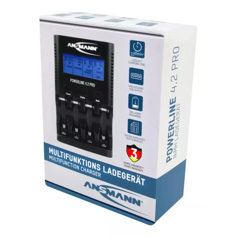 Nabíjačka batérií Ansmann Powerline 4.2 Pro