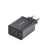 Napájací zdroj Intenso W65ACC USB-A a USB-C konektory čierny