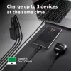 Napájací zdroj Intenso W65ACC USB-A a USB-C konektory čierny