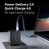 Napájací zdroj Intenso W65ACC USB-A a USB-C konektory čierny