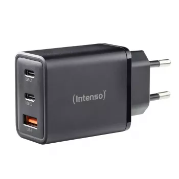 Napájací zdroj Intenso W65ACC USB-A a USB-C konektory čierny