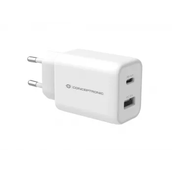 Conceptronic ALTHEA 2-port 33W USB PD PPS nabíjačka, QC 3.0